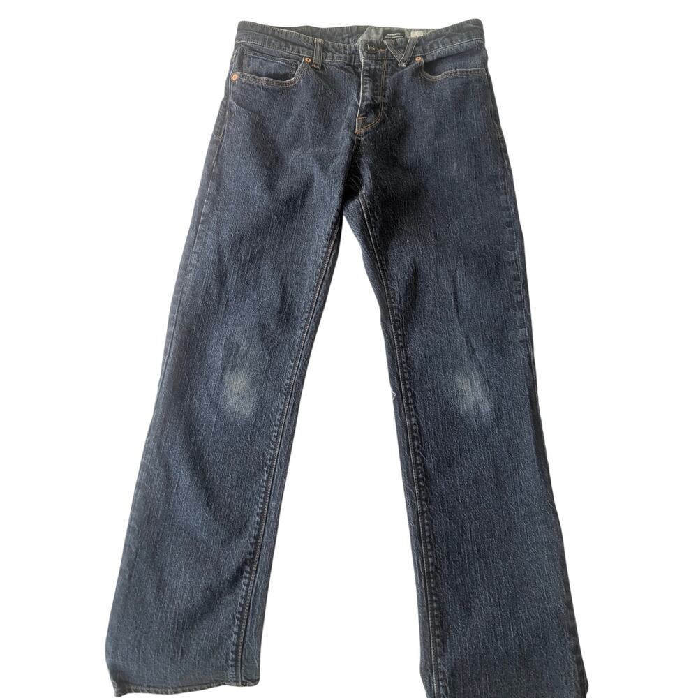 Volcom Men's Straight Jeans - Dark Blue